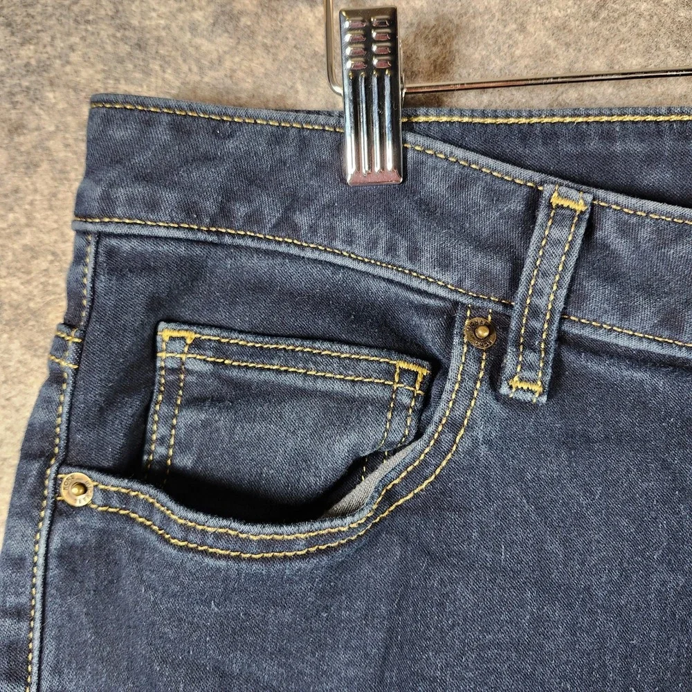 MICHAEL KORS Izzy‎ Skinny Jeans Dark Wash Women Size 14W Stretch Denim Preppy